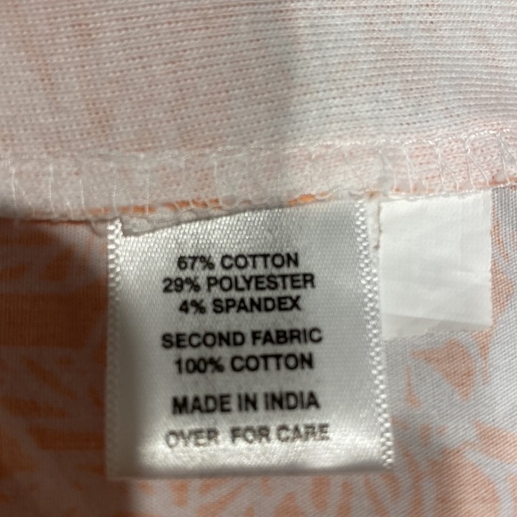 C womens Coral Bay casual orange sleeveless stretch plus size top 3X. EUC - Picture 4 of 5